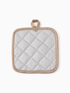 Кухонный набор «Доляна. Снежинки»: прихватка 17×17 см, варежка 26×16 см, фартук 70×80 см, золотистый - Фото 13