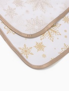 Кухонный набор «Доляна. Снежинки»: прихватка 17×17 см, варежка 26×16 см, фартук 70×80 см, золотистый - Фото 10