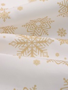 Кухонный набор «Доляна. Снежинки»: прихватка 17×17 см, варежка 26×16 см, фартук 70×80 см, золотистый - Фото 11