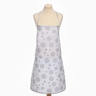 Фартук Доляна Снежинки серебро 70×80 см, 100% п/э - Фото 8