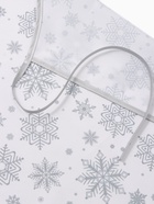 Кухонный набор «Доляна. Снежинки»: прихватка 17×17 см, варежка 26×16 см, фартук 70×80 см, серебристый - Фото 15