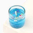 Набор свечей гелевых «Счастливого Нового года и Рождества», 3 шт., 2.5×2.5 см - Фото 3