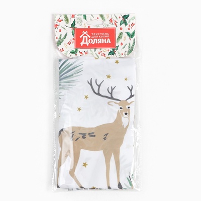 Фартук Доляна Олени 70*80 см, 100% п/э