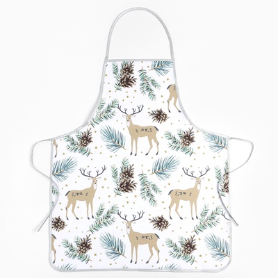 Фартук Доляна Олени 70*80 см, 100% п/э