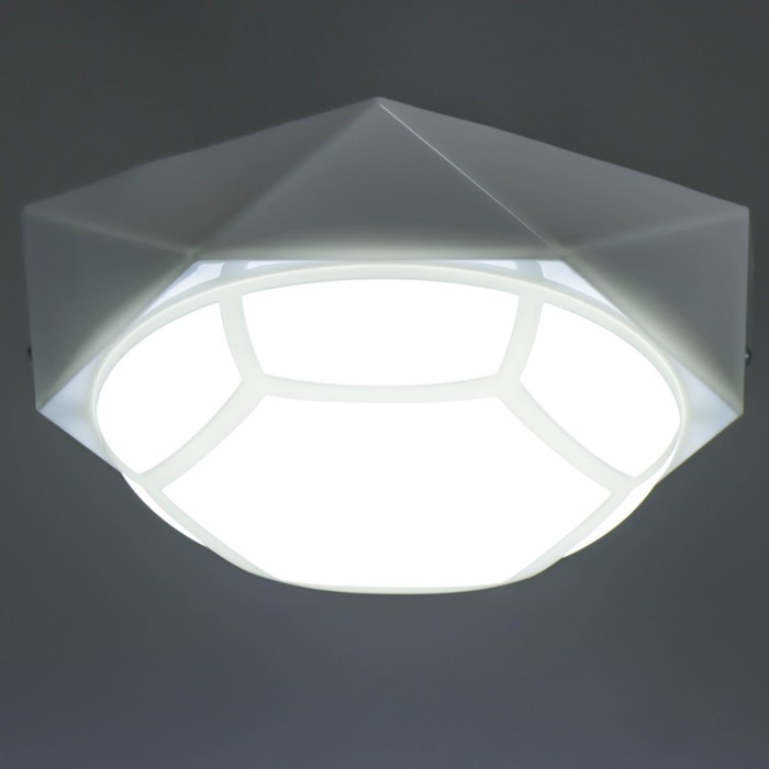 Светильник "Алмазик" LED 20Вт 6000К белый 51х51х7 см - фото 1906309732