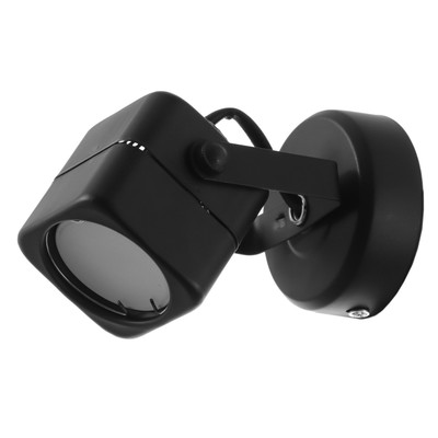 Спот «Кубик» GU10 черный 8×8×14.5 см