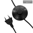 Торшер "Нордик" Е27 40Вт чёрный 160х38х185 см - фото 22496442