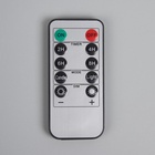 Светодиодные "Свечи на прищепках" 19 см, набор 6 шт, 6 LED, АААх6, пульт, Т/БЕЛЫЙ - фото 809470954