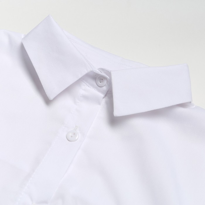 Рубашка женская с карманом, цвет белый, размер 42 64123