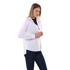 Рубашка женская с карманом, цвет белый, размер 48 - Фото 2