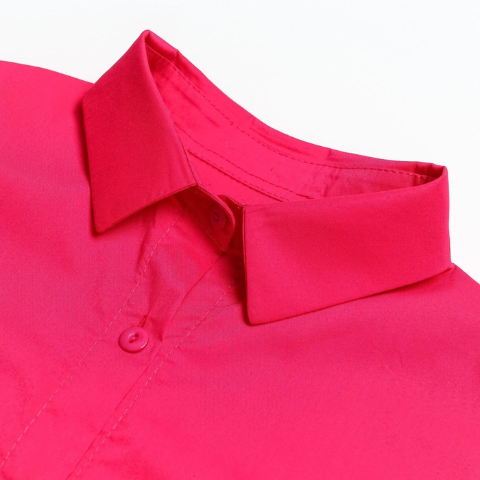 Рубашка женская с карманом, цвет фуксия, размер 42 64127