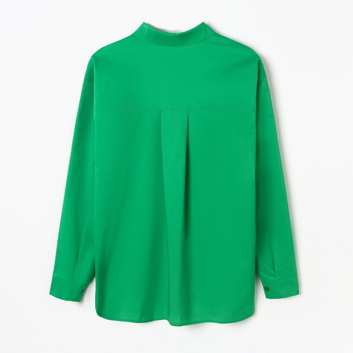 Рубашка женская с карманом, цвет зелёный, размер 42 64135
