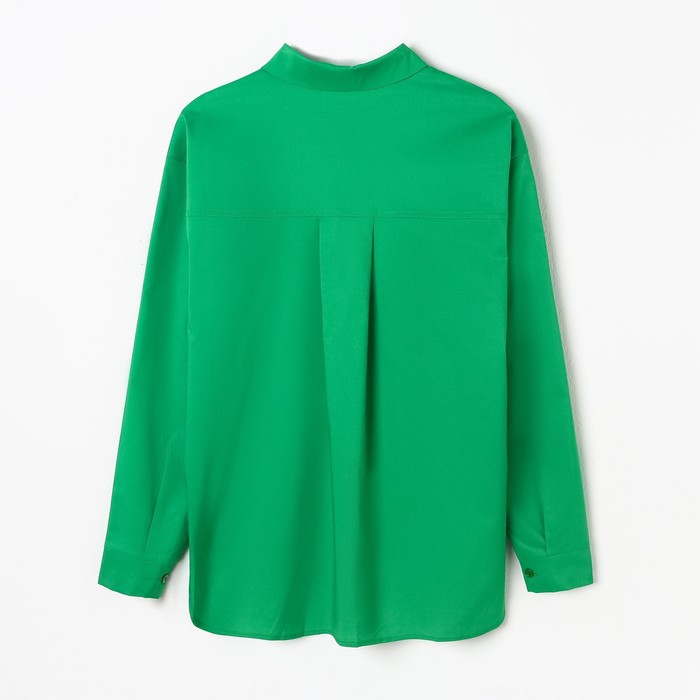 Рубашка женская с карманом, цвет зелёный, размер 44 64136