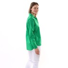 Рубашка женская с карманом, цвет зелёный, размер 48 - Фото 3