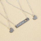 Кулоны неразлучники «Мама и дочки», 3 шт, длина 40 см - Фото 2