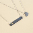 Кулоны неразлучники «До луны», 2 шт, длина 40 см - Фото 3