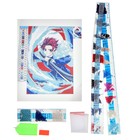 Алмазная мозаика с полным заполнением на холсте «Самурай с клинком», 20×30 см - Фото 2