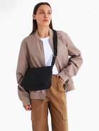 Сумка женская багет на молнии, 30×10×19 см, чёрная - Фото 2