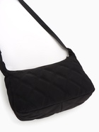 Сумка женская багет на молнии, 30×10×19 см, чёрная - Фото 8