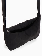 Сумка женская багет на молнии, 30×10×19 см, чёрная - Фото 4