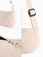 Сумка женская багет на молнии, 30×10×19 см, бежевая - Фото 3