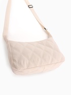 Сумка женская багет на молнии, 30×10×19 см, бежевая - Фото 9