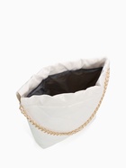 Сумка - мешок женская без застёжки, 35×7×33 см, со стёжкой, белая - Фото 6