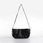 Сумка женская кросс-боди на молнии, 24×7×13 см, чёрная - Фото 7