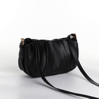 Сумка женская кросс-боди на молнии, 24×7×13 см, чёрная - Фото 5