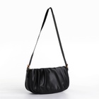 Сумка женская кросс-боди на молнии, 24×7×13 см, чёрная - Фото 6