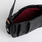 Сумка женская кросс-боди на молнии, 24×7×13 см, чёрная - Фото 9