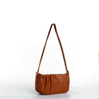 Сумка женская кросс-боди на молнии, 24×7×13 см, рыжая - Фото 4