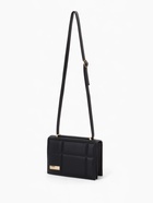 Сумка женская мессенджер на магнитах, 19×5×13 см, чёрная - Фото 6