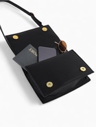 Сумка женская мессенджер на магнитах, 19×5×13 см, чёрная - Фото 10