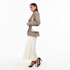 Сумка женская мессенджер на магнитах, 19×5×13 см, белая - Фото 7