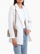 Сумка женская мессенджер на магнитах, 19×5×13 см, бежевая - Фото 11