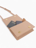 Сумка женская мессенджер на магнитах, 19×5×13 см, бежевая - Фото 10