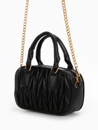 Сумка женская на молнии, цвет чёрный - Фото 8