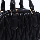 Сумка женская на молнии, цвет чёрный - Фото 9