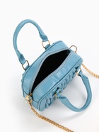 Сумка женская саквояж на молнии, 19×7×14 см, голубая - Фото 6