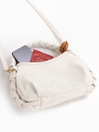 Сумка женская багет на молнии, 24×6×15.5 см, белая - Фото 4