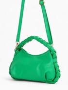 Сумка женская багет на молнии, 24×6×15.5 см, зелёная - Фото 6