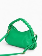 Сумка женская багет на молнии, 24×6×15.5 см, зелёная - Фото 7