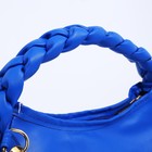 Сумка женская на молнии, цвет синий - Фото 5