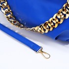 Сумка женская на молнии, цвет синий - Фото 7