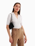 Сумка-клатч на молнии, на длинной цепочке, со стёжкой, чёрная - Фото 2