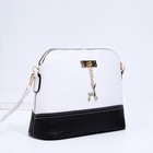 Сумка женская на молнии, цвет белый - фото 22352617