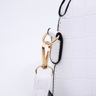 Сумка женская на молнии, цвет белый - фото 22352619