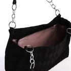 Сумка женская на молнии, цвет чёрный - фото 22352676