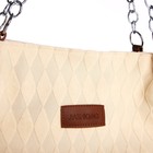 Сумка-тоут на молнии, цвет бежевый - фото 22352682